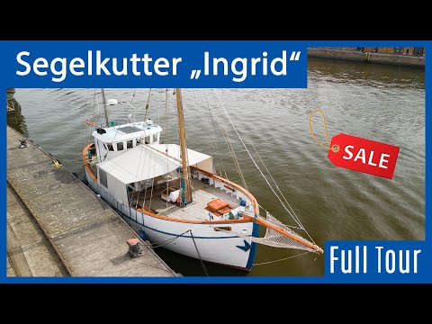 Traditionssegler "Ingrid" zu verkaufen - gemütlicher Segelkutter, geeignet zum Wohnen an Bord