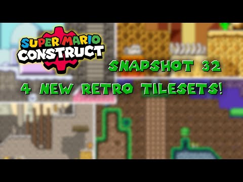 Super Mario Construct V8 Snapshot 32 Preview: MORE RETRO TILESETS!