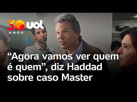 Haddad alfineta Mendonça e celebra fim do sigilo no caso Master: ‘Agora vamos ver quem é quem’
