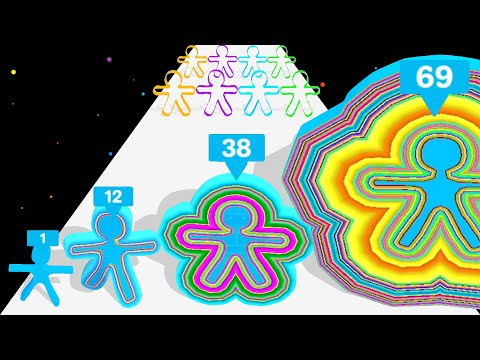 Layer Runner 3D - ASMR Gameplay (Colorful Games)