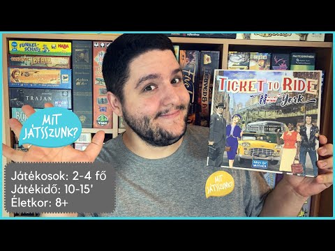 Ticket to Ride New York Játékbemutató - Mit Játsszunk?
