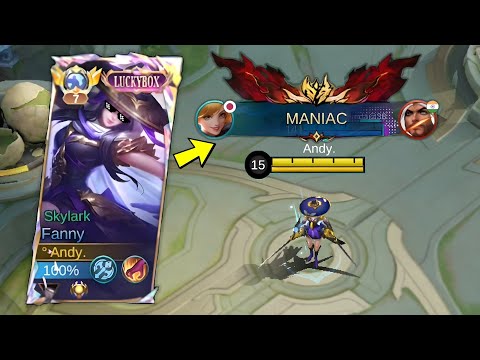 MANIAC! GLOBAL 7 FANNY AGGRESSIVE RANK MATCH! (Intense Match!) 🔥 - MLBB