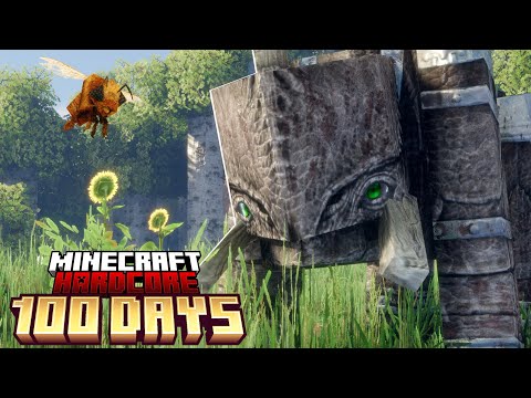 Surviving 100 Days in HYPER Realistic Hardcore Minecraft