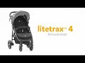 миниатюра 0 Видео о товаре Коляска прогулочная Joie Litetrax 4 Air, Gray Flannel (Светло-серый)