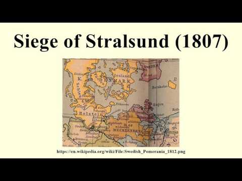 Siege of Stralsund (1807)