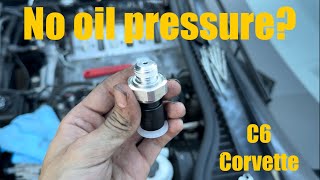 2012 Chevrolet Corvette LS3 oil pressure sensor replacement