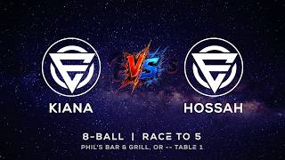 KIANA vs HOSSAH - PHIL'S BAR & GRILL - TABLE 1 | EvoSports