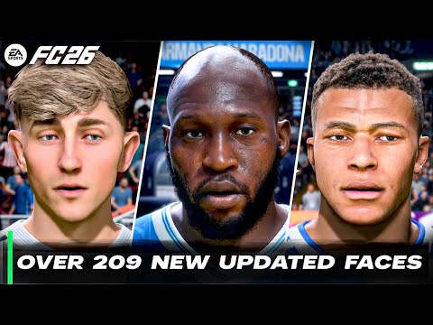 EA SPORTS FC 26 – ALL 209 New & Updated Player Faces (Part 1)