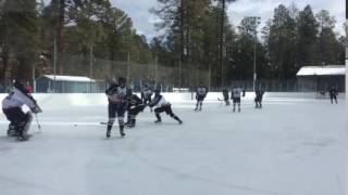 Goalie pays for mistake