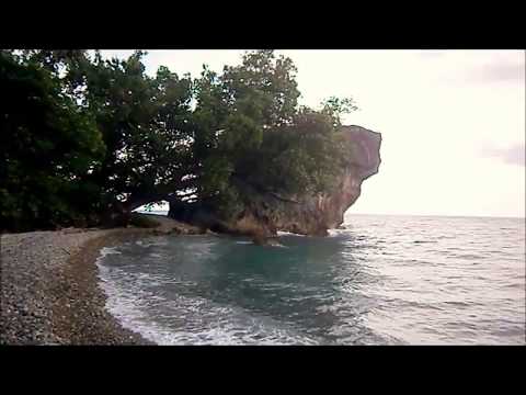 Batu Keramat Namasina ( The Sacred Stone of Namasina ) in Namasina Beach, Telutih Bay, Ceram Island
