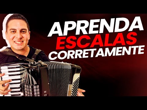 Como Aprender as Escalas no Acordeon Corretamente | Aula de Acordeon