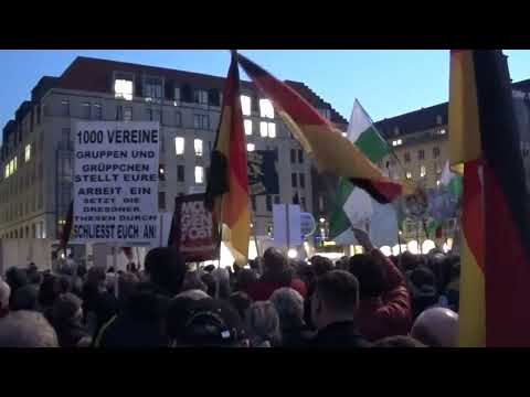 Dresden Pegida 23.03.2015 - Zum 20. mal PEGIDA in Dresden!!!