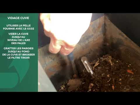 OWL | PRE COMPOSTEUR GG02 OKLIN | Utilisation - Vidage de la cuve