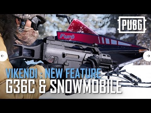 Об автомате G36C и снегоходе для карты Vikendi