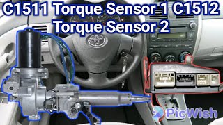 C1511 Torque Sensor 1 C1512 Torque Sensor 2