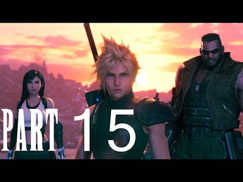 FINAL FANTASY 7 REMAKE Walkthrough Gameplay Chapter 15 [PS4 PRO]