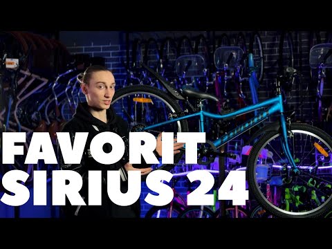 Велосипед Favorit Sirius 24 (12, красный) SIR24V12RD - видео 1