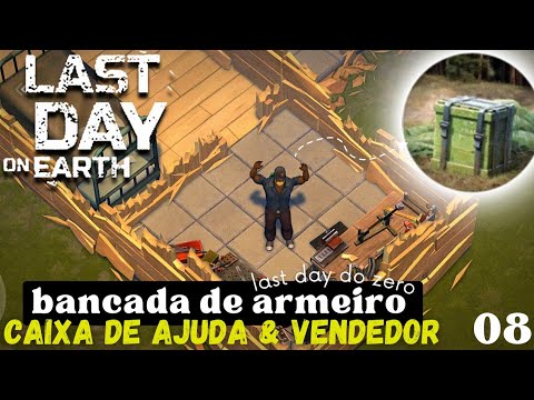 bancada do armeiro, vendedor & caixa de ajuda - last day do zero #008