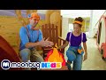 Blippi And Meekah Visit The Childrens Museum Learn ABC 123 Educational Videos Moonbug Kids