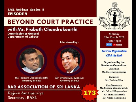 173rd BASL Webinar  - Beyond Court Practice, Episode 9