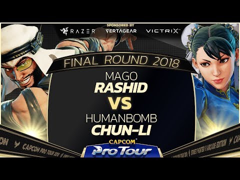 Mago (Rashid) vs. Humanbomb (Chun-Li) - Pools - Final Round 2018 - SFV - CPT 2018