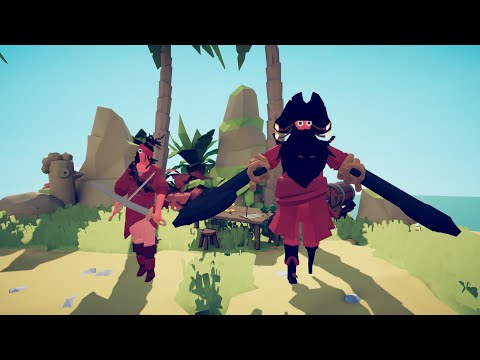 TABS | Blackbeard + Pirate Queen VS Every Unit (Same Price) Part 1/2