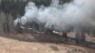 preview picture of video 'DRGW Triple-header Freight over Cumbres Pass C&TS RR'