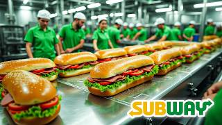 Como o sanduíche do SUBWAY é feito - Processo Industrial