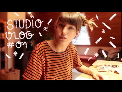 STUDIO VLOG #01 - Selbstständig als Illustratorin.