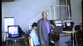 Rehearsing April in Paris with the singers