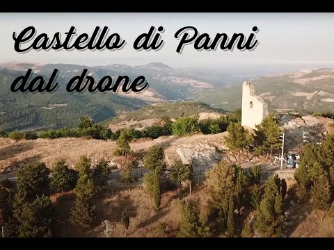Castello di Panni dal Drone