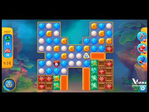 Fishdom. 9427 level no boosters and diamonds. 23 moves