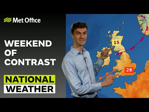 16/09/23 – A weekend of contrasts – Afternoon Weather Forecast UK – Met Office Weather