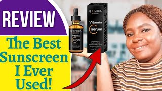 Review: ROUSHUN VITAMIN C FACE SERUM - 20% VIT C For Antiaging, Acne &amp; Dark Spots + HOW TO SPOT FAKE