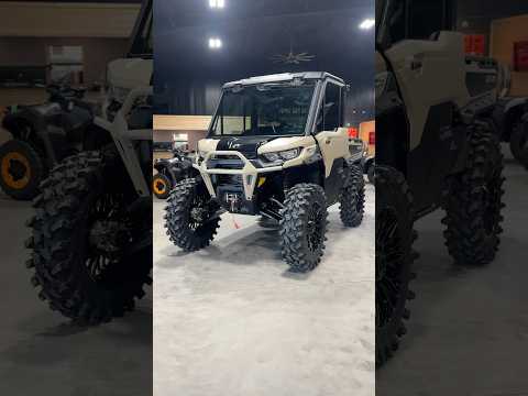 HE Powersports showing off our Can-Am Defender control arms on this 2025 Limited🤪💨 #canamoffroad