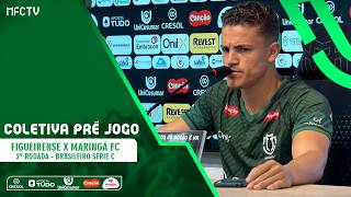 Coletiva pré-jogo - Guilherme Pira e Moisés Egert  - Figueirense x Maringá FC  2ª Rodada Série C 26