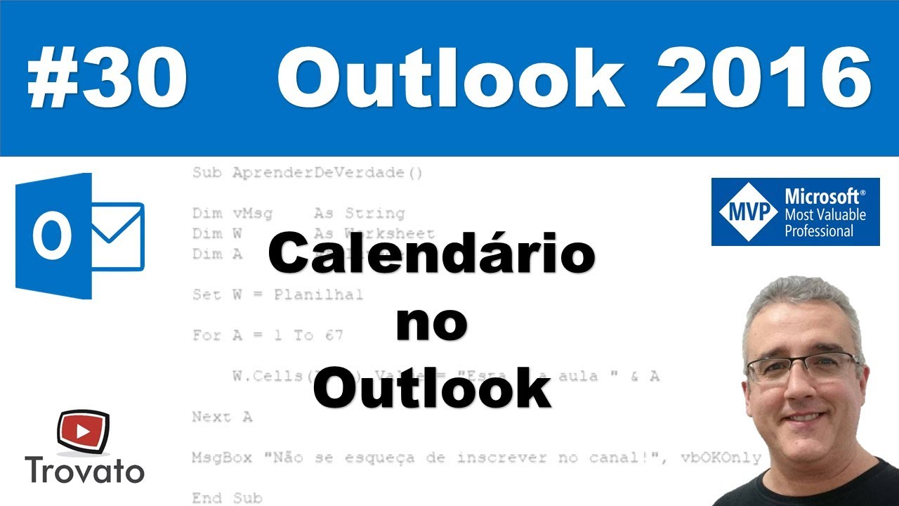 #30 – Calendário - Outlook 2016
