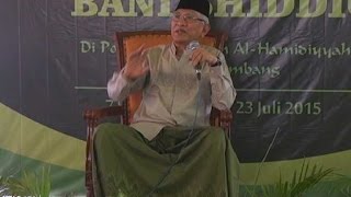 Pidato Gus Mus di acara HBH Bani Shiddiq, Lasem 2015