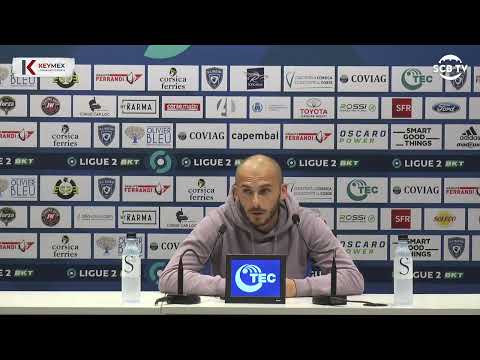 J30 | Grenoble - Bastia : Conf. d'avant-match de C. Vincent