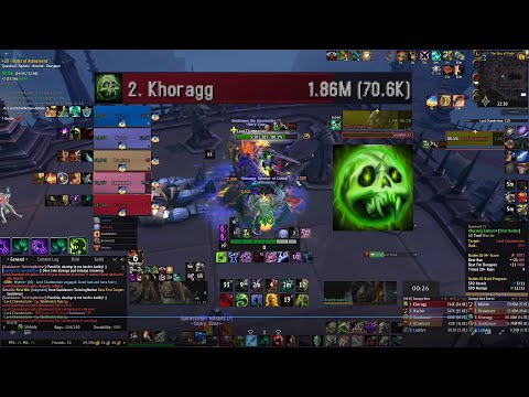 9.2 Halls of Atonement 20+ | Unholy DK Pov | World of Warcraft