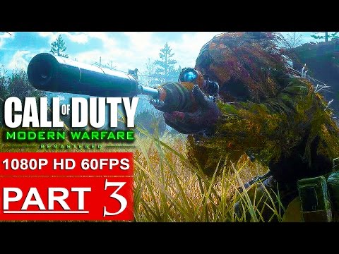 CALL OF DUTY MODERN WARFARE REMASTERED Gameplay Walkthrough Part 3 [1080p HD 60FPS] - No Commentary