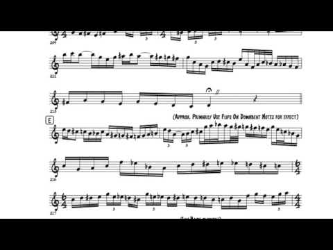Cherokee - Sean Jones Cadenza Transcription