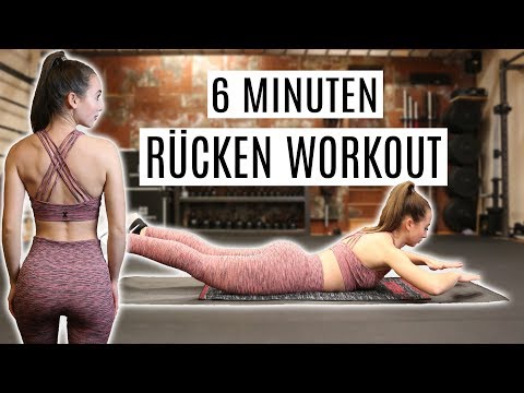 6-MINUTE BACK WORKOUT for at home | Build and strengthen your back muscles!