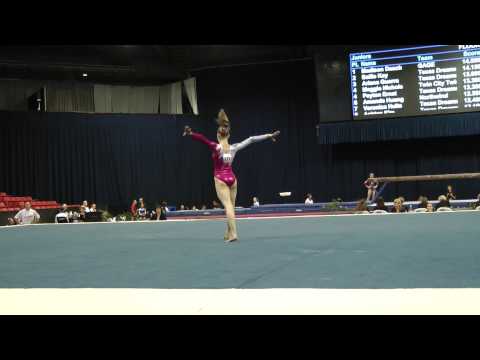 Polina Shchennikova -- Floor Exercise -- 2012 U.S. Secret Classic