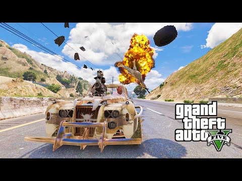 GTA 5 CRAZY HUNTER CARDINAL GRINDER CAR CRASHES COMPILATION - DESTRUCTION POLICE CHASE