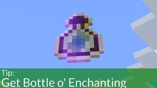 How To Get Bottle o' Enchanting In Survival Minecraft