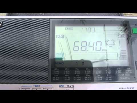 Alternative scan of OIRT FM band on Russian Sangean 909X - 24th July 2013