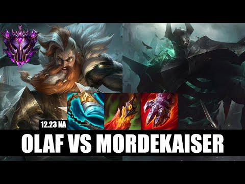 Olaf Top vs Mordekaiser Master NA 12.23