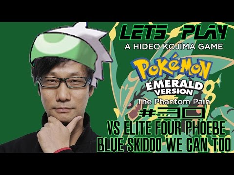 Lets Play | Pokemon Emerald Randomizer Nuzlocke EP. 30 - VS E4 Phoebe - BLUE SKIDOO WE CAN TOO