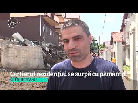 Un cartier rezidenţial se duce la vale cu tot cu pământul pe care a fost construit